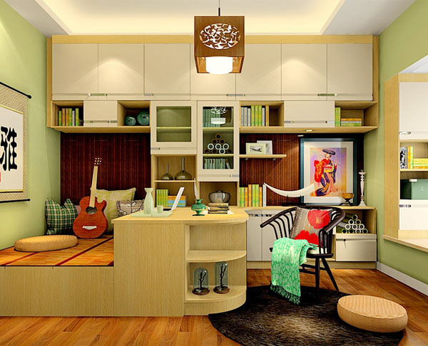 江南綠野書柜板材案例 江南綠野書柜板材案例